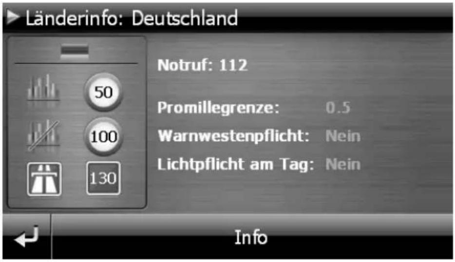 Länderinfo: Deutschland Notruf: 112 50 100 130 Promillegrenze: 0.5 Warnwestenpflicht: Nein Lichtpflicht am Tag: Nein Info