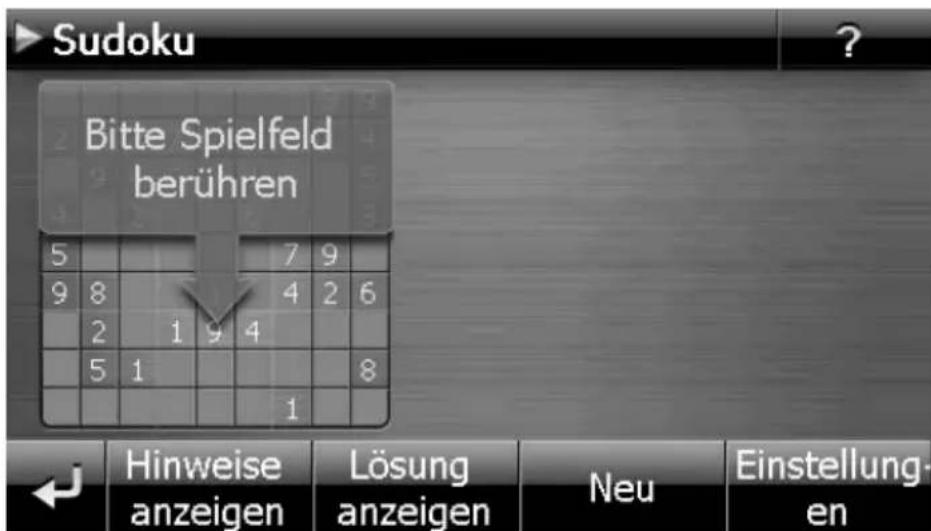 Sudoku Bitte Spielfeld berühren 5 9 8 2 1 9 4 5 1 7 9 4 2 6 8 1 Hinweise anzeigen Lösung anzeigen Neu Einstellung- en