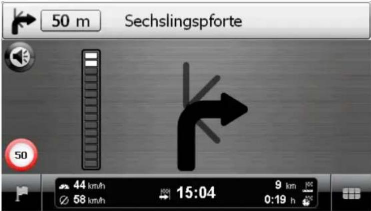 50 m Sechslingspforte 50 44 km/h 15:04 9 km Ø 58 km/h 0:19 h