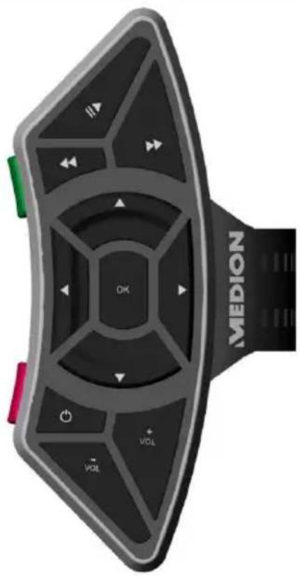 MEDION GoPal P5435 M10 (MD 96847) - Übersicht Fernbedienung - 1