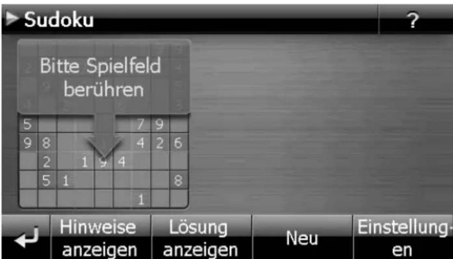 Sudoku Bitte Spielfeld berühren 5 9 8 2 1 9 4 5 1 7 9 4 2 6 8 1 Hinweise anzeigen Lösung anzeigen Neu Einstellung- en