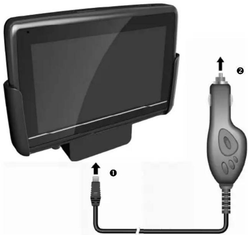 MEDION GoPal X4345 M40 (MD 97431) - Stromversorgung über Autoadapter - 1
