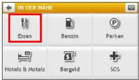 IN DER NAHE Essen Benzin Parken Hotels & Motels Bargeld SOS