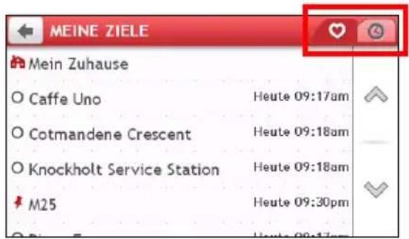 MEINE ZIELE Mein Zuhause ○ Caffe Uno Heute 09:17am ○ Cotmandene Crescent Heute 09:18am ○ Knockholt Service Station Heute 09:18am M25 Heute 09:30pm