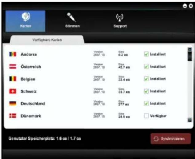 TARGA PNA-E3520 - Kartenmaterial installieren - 1