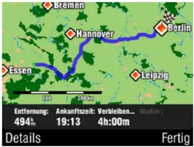 TARGA PNA-E3520T - Routenelemente abwählen - 1