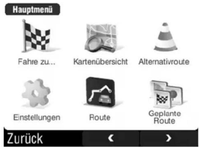 TARGA PNA-E3530 - Eine alternative Route planen - 1