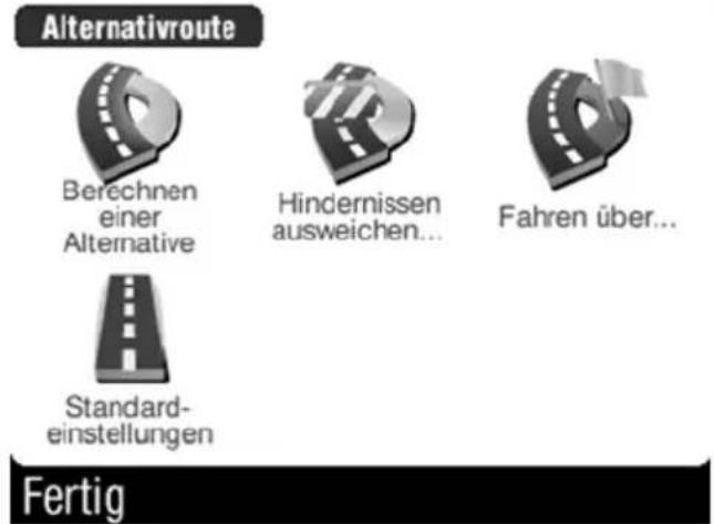 TARGA PNA-E3530 - Eine alternative Route planen - 2
