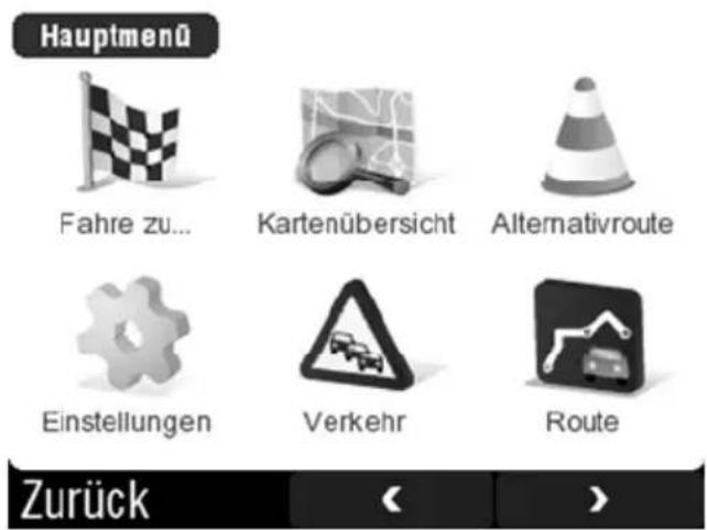 TARGA PNA-E3530T - Anzeigen der Verkehrsinformationen - 1