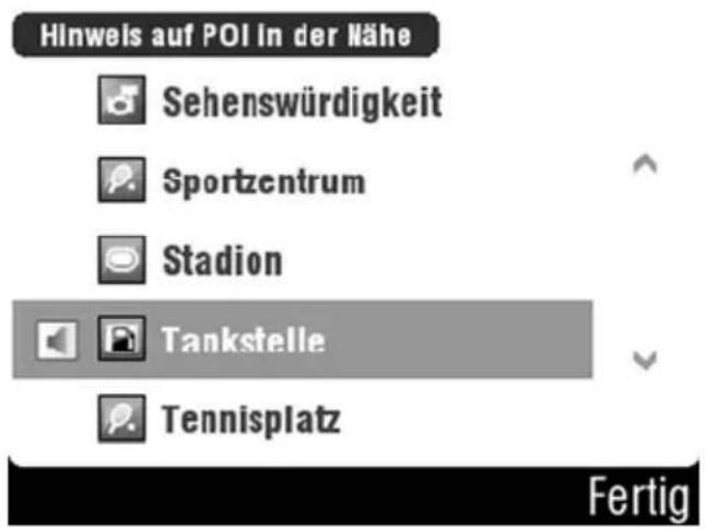 TARGA PNA-E3540T - POI Warnung. - 1