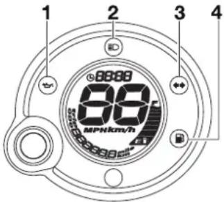 1 2 3 4 86 MPH/km/h