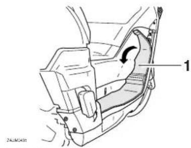 YAMAHA Versity300 (2005) - Abdeckung abnehmen - 1