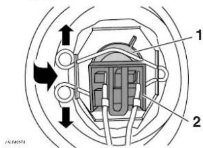 YAMAHA X-city 125 (2008) - Abblendlichtlampe auswechseln - 2