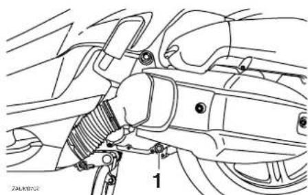 YAMAHA X-city 125 (2009) - Öl wechseln (mit/ohne Filterwechsel) - 1