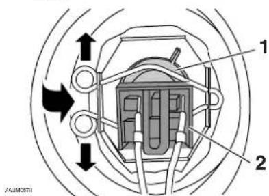 YAMAHA X-city 250 (2008) - Abblendlichtlampe auswechseln - 2