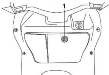 YAMAHA X-max (2005) - Vorderes Ablagefach - 1