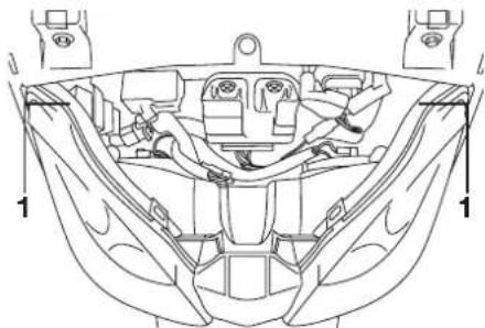YAMAHA X-max (2005) - Standlichtlampe auswechseln - 1