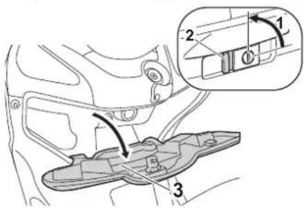 YAMAHA X-max (2010) - Vorderes Ablagefach - 1