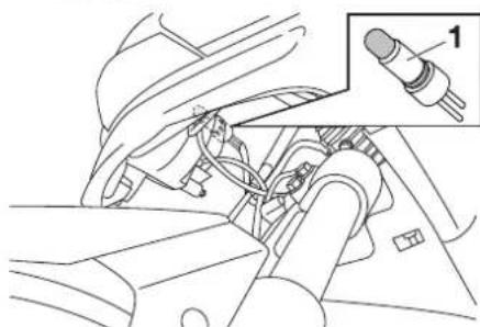 YAMAHA X-max (2010) - Standlichtlampe auswechseln - 1