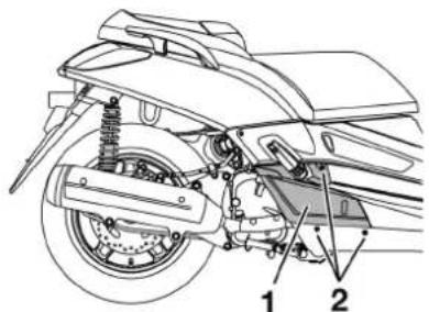 YAMAHA X-max 125 (2008) - Verkleidungsteil D - 1