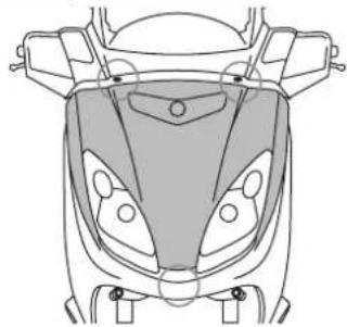 YAMAHA X-max 125 (2007) - Verkleidungsteil A - 2