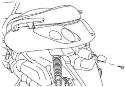 YAMAHA X-max 125 (2007) - Kennzeichenleuchten-Lampe auswechseln - 1