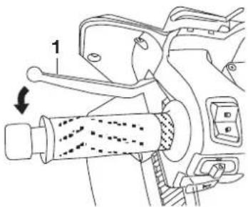 YAMAHA X-max 125 (2007) - ARMATUREN, BEDIENUNGSELEMENTE UND DEREN FUNKTION - 2