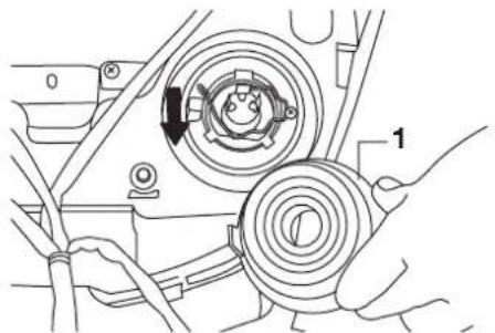 YAMAHA X-max 125 (2007) - Scheinwerferlampe auswechseln - 2