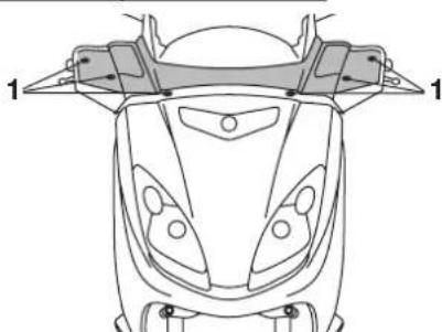 YAMAHA X-max 125 (2007) - Verkleidungsteil A - 1