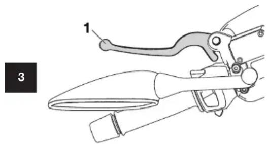 YAMAHA X-max 125 (2011) - ARMATUREN, BEDIENUNGSELEMENTE UND DEREN FUNKTION - 1