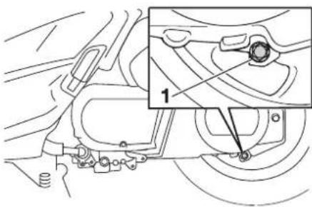 YAMAHA X-max 125 (2011) - REGELMÄSSIGE WARTUNG UND EINSTELLUNG - 2