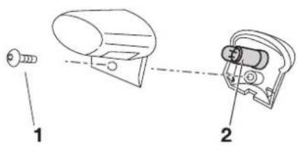 YAMAHA X-max 125 (2011) - Kennzeichenleuchten-Lampe auswechseln - 1