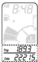 YAMAHA X-max 125 (2012) - Kilometerzähler-Betriebsarten - 1