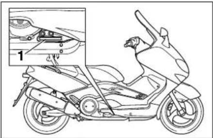 YAMAHA XP500 (2002) - Schlüssel-Identifizierungs- nummer - 1