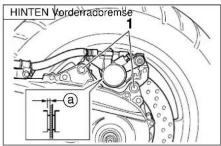HINTEN Vorderradbremse 1 a