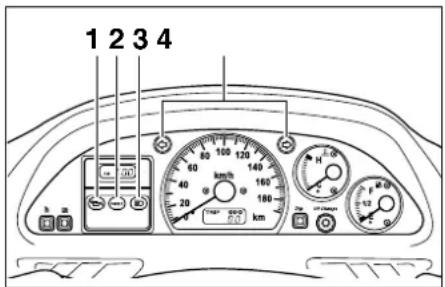1 2 3 4 60 km/h 140 160 180 100 120 60 40 20 H F G 70 50 40 30 20 10 0 km/h