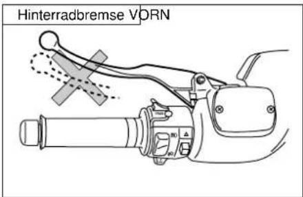 Hinterradbremse VORN