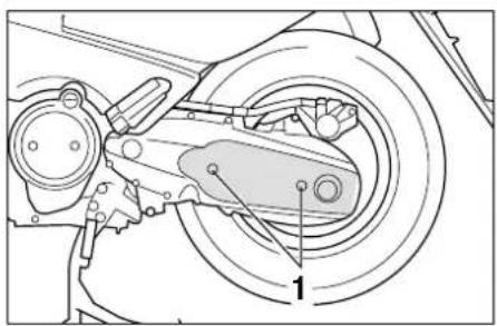 YAMAHA XP500 (2002) - Verkleidungsteil montieren - 1