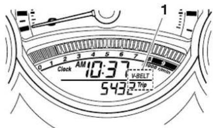 Clock AM 10:37 V-BELT 543.2 Trip