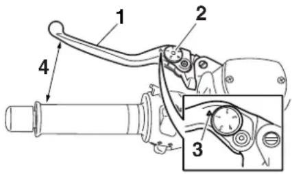 YAMAHA XP500 (2009) - ARMATUREN, BEDIENUNGSELEMENTE UND DEREN FUNKTION - 1