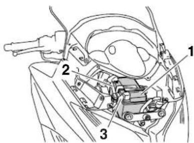YAMAHA XP500 (2010) - Batterie zugänglich machen - 2