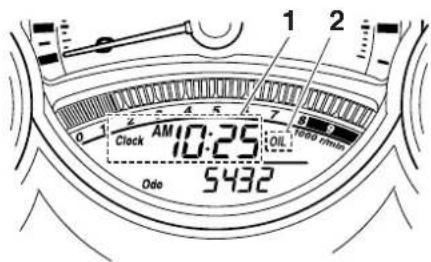 1 2 10:25 Clock Oil 5432 Odo