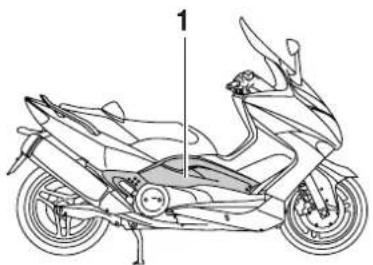 YAMAHA XP500 (2008) - Abdeckungen abnehmen und montieren - 2