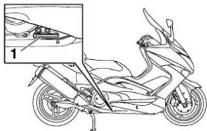 YAMAHA XP500 (2008) - Fahrzeug-Identifizierungsnummer - 1