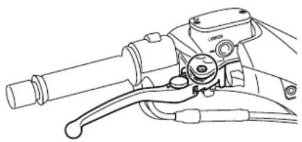 YAMAHA XP500 (2012) - Bremshebel vorn und hinten schmieren - 1