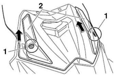 YAMAHA XP500 (2012) - ARMATUREN, BEDIENUNGSELEMENTE UND DEREN FUNKTION - 1