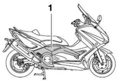 YAMAHA XP500 (2013) - Abdeckungen abnehmen und montieren - 2
