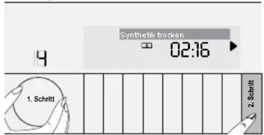Synthetik trocken 02:16 1. Schritt 2. Schritt