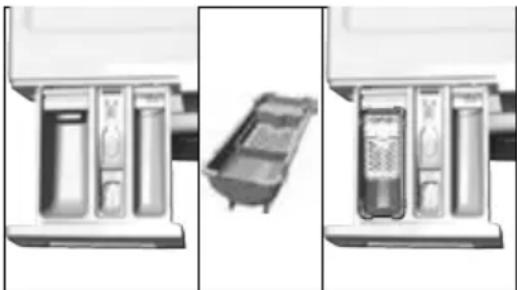 GRUNDIG GWD 59400 - Bei Flüssigwaschmitteln – mit Flüssigwaschmittelbehälter: - 1