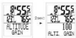 XLC BV-W33 - ALTITUDE GAIN (Höhenmeteranstieg) oder ALTITUDE LOSS (Höhenmeterverlust) - 1